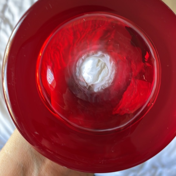 LSA International Ruby vase 9 1/2” with 2 3/4” opening. POLAND - Picture 3 of 3